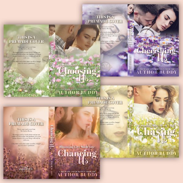 Blooming Love Series - Premade Sweet Contemporary Romance Series Covers from The Author Buddy