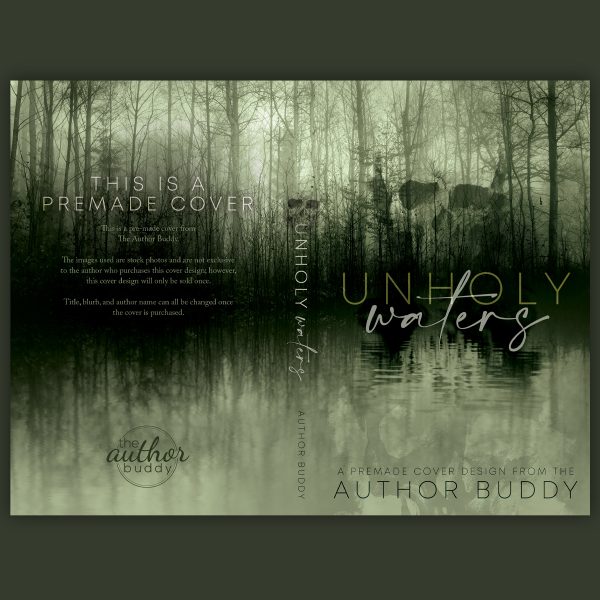 Unholy Waters - Premade Dark Paranormal Monster Romance Book Cover from The Author Buddy