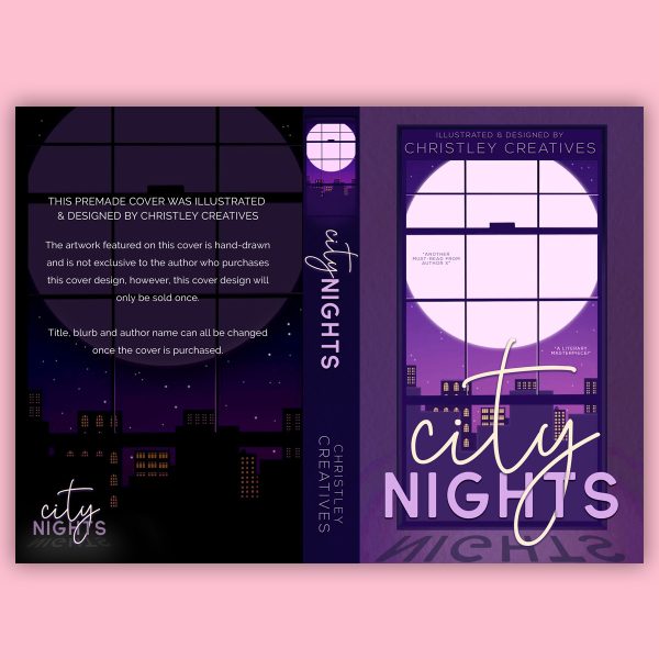 Window Series - Premade Original Unique Illustrated Discreet Romance Book Cover Series from Christley Creatives