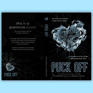 Puck Off - Premade Hockey Romance Boxing Book Cover from Christley Creatives