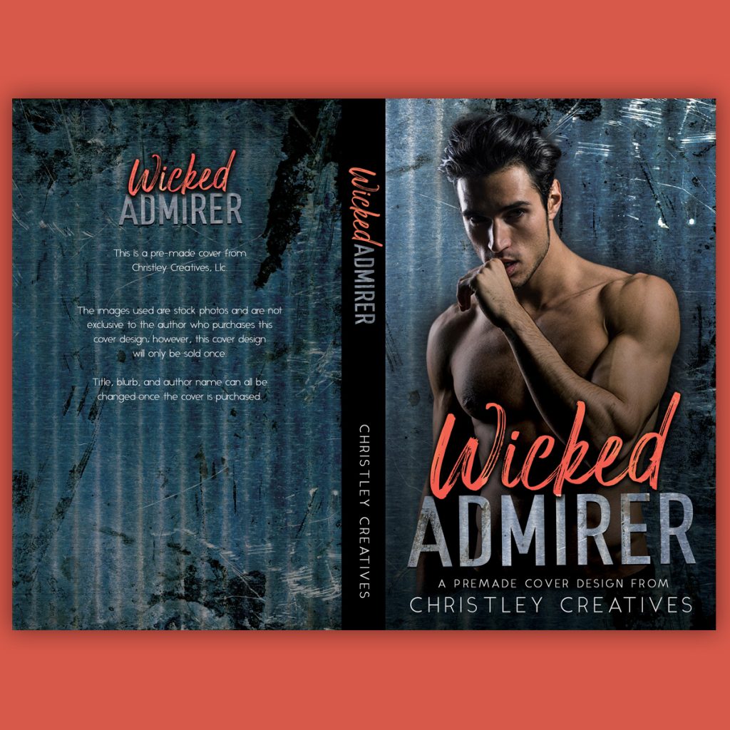 Wicked Admirer - Premade Contemporary Dark Romance Boxing Book Cover from Christley Creatives