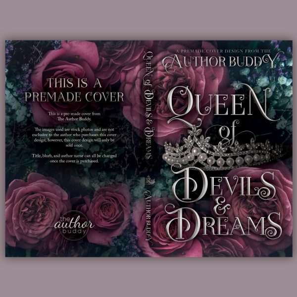 Queen of Devils and Dreams Trilogy - Premade Discreet Dark Romance Series Book Covers from The Author Buddy