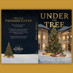 Under the Tree - Premade Discreet Object Christmas Romance Book Cover from The Author Buddy