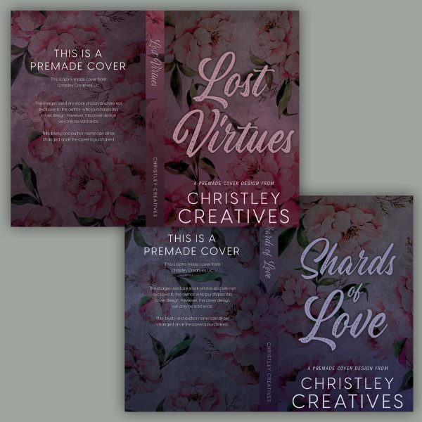 Floral Duet - Premade Dark Discreet Romance Boxing Book Cover from Christley Creatives