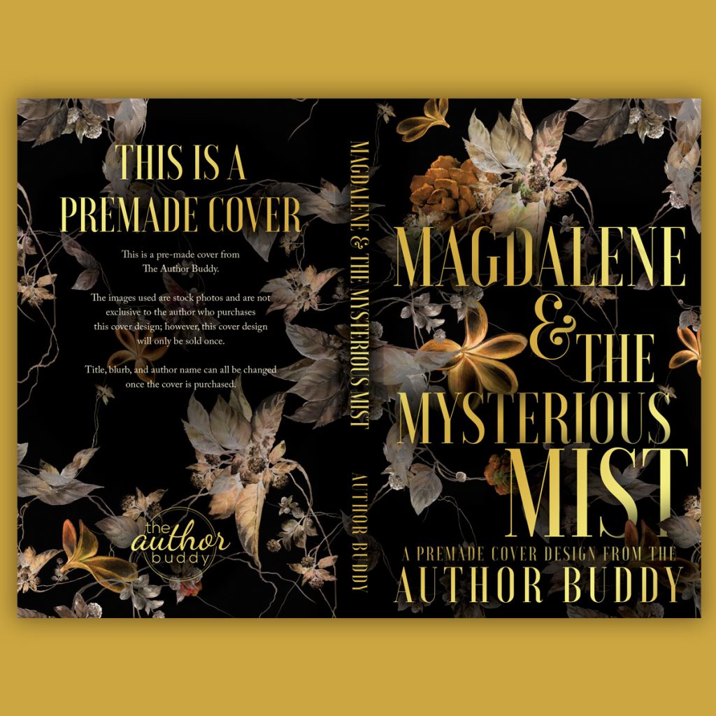 Magdalene and the Mysterious Mist - Premade Discreet Dark Romance Book Cover from The Author Buddy