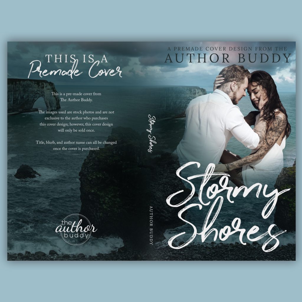 Stormy Shores - Premade Contemporary Romance Book Cover from The Author Buddy