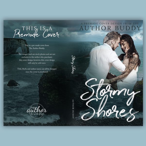 Stormy Shores - Premade Contemporary Romance Book Cover from The Author Buddy